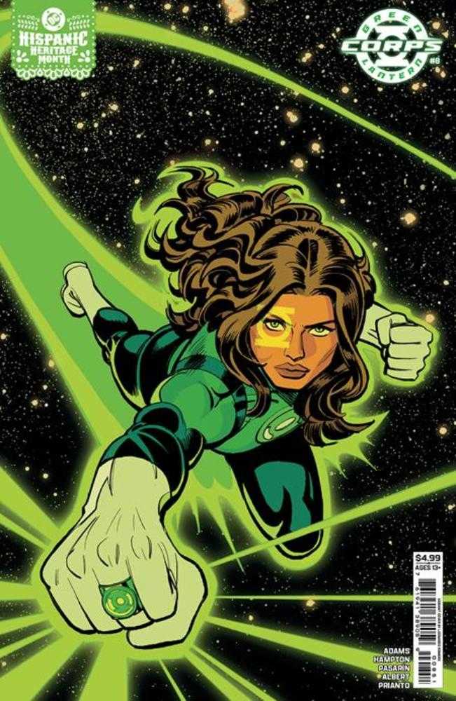 Green Lantern Corps #8 Portada D Leonardo Romero Mes de la Herencia Hispana Jessica Cruz Variante en cartulina (Supremacía Starbreaker)