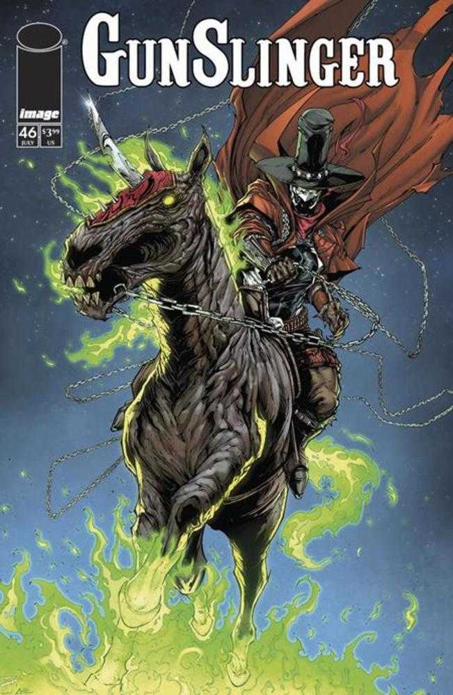 Gunslinger Spawn #46 Portada B Variante de Jonathan Uribe