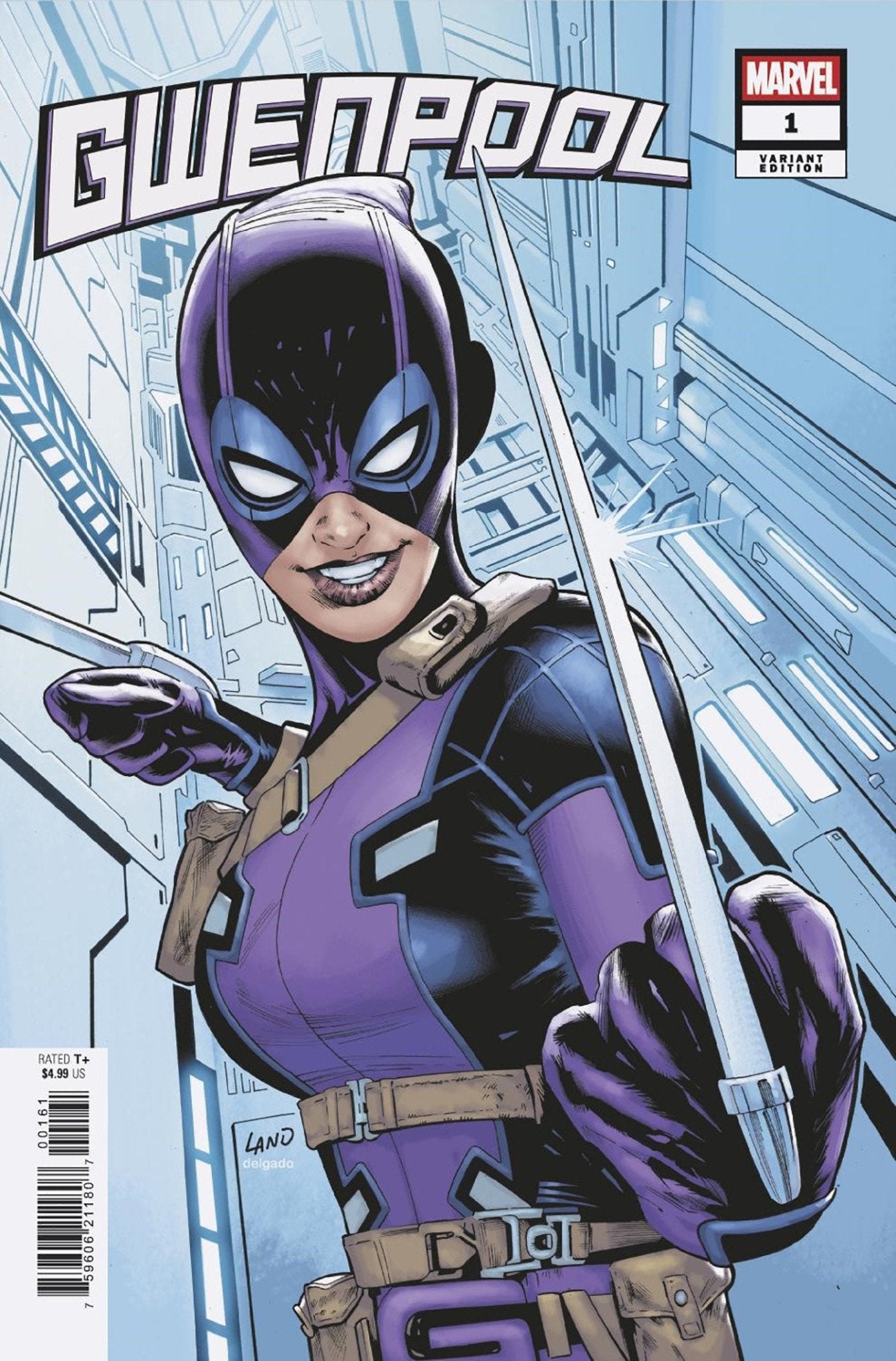 Gwenpool 1 Greg Land Variant - Cadets Toys & Comics