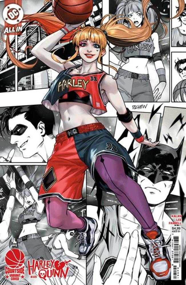 Harley Quinn 49 Cover D Derrick Chew Courtside Card Stock Variant - Cadets Toys & Comics