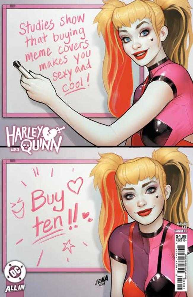 Harley Quinn #53 Portada B David Nakayama Variante en cartulina