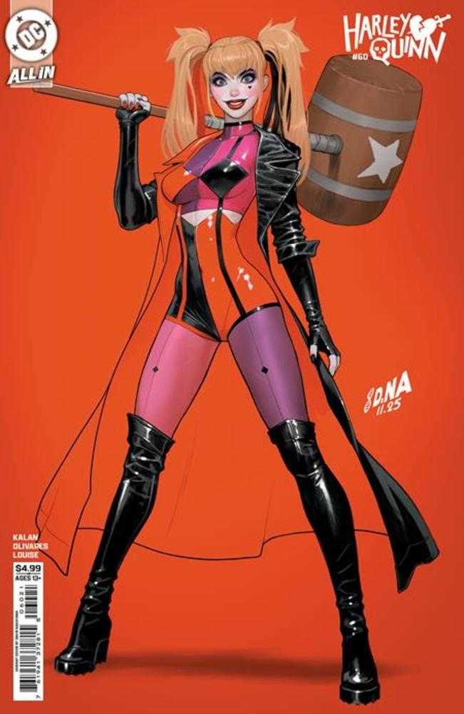 Harley Quinn 60 Cover B David Nakayama Card Stock Variant - Cadets Toys & Comics