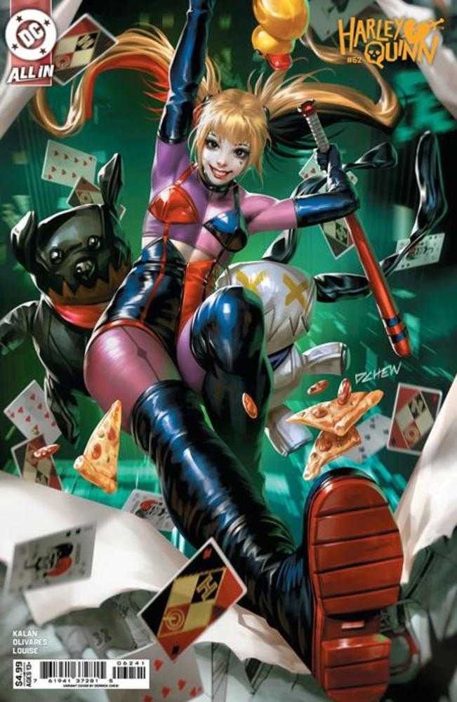 Harley Quinn 62 Cover D Derrick Chew Card Stock Variant - Cadets Toys & Comics