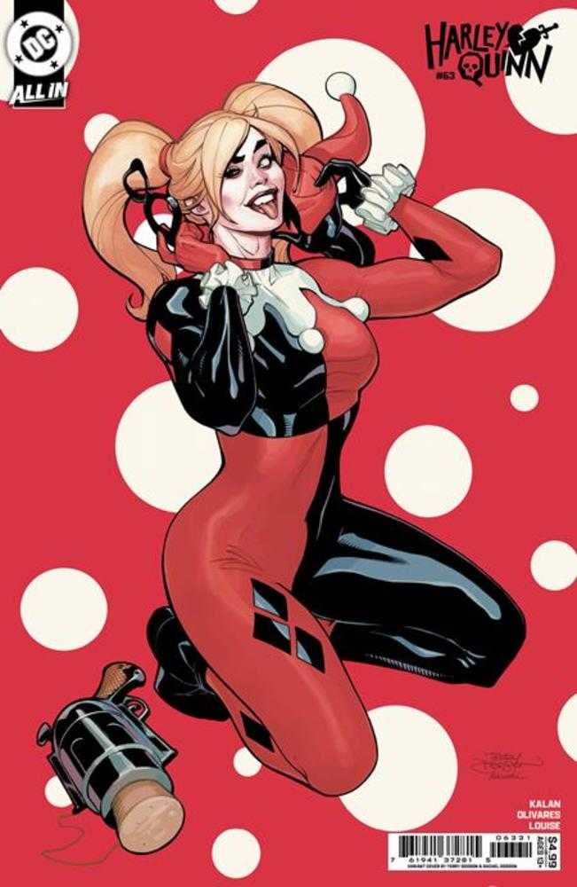 Harley Quinn 63 Cover C Terry Dodson & Rachel Dodson Card Stock Variant - Cadets Toys & Comics