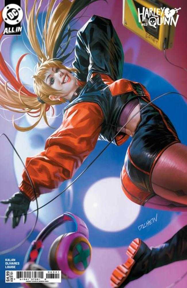 Harley Quinn 63 Cover D Derrick Chew Card Stock Variant - Cadets Toys & Comics