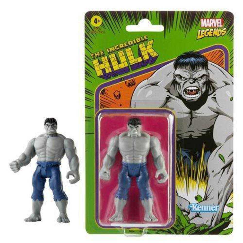Hasbro Marvel Legends Retro 375 Collection Gray Hulk Action Figure - Cadets Toys & Comics