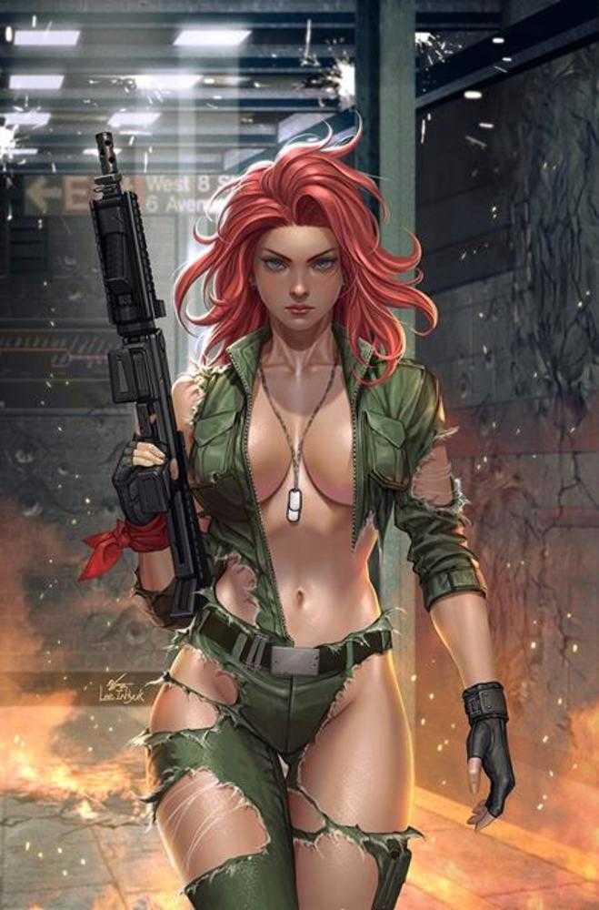 Heat Seeker Exposed A Gun Honey Series #2 (de 4) Portada J Inhyuk Lee Variante de arte completo (para adultos)