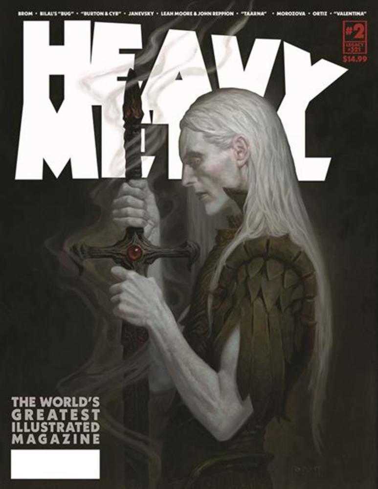 Revista Heavy Metal #2 Portada A Brom (Para adultos)