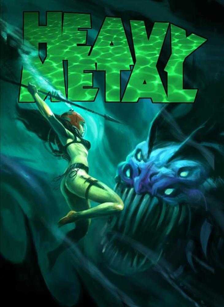 Revista Heavy Metal #2 Portada B Variante de Patrick Reilly (Para adultos)