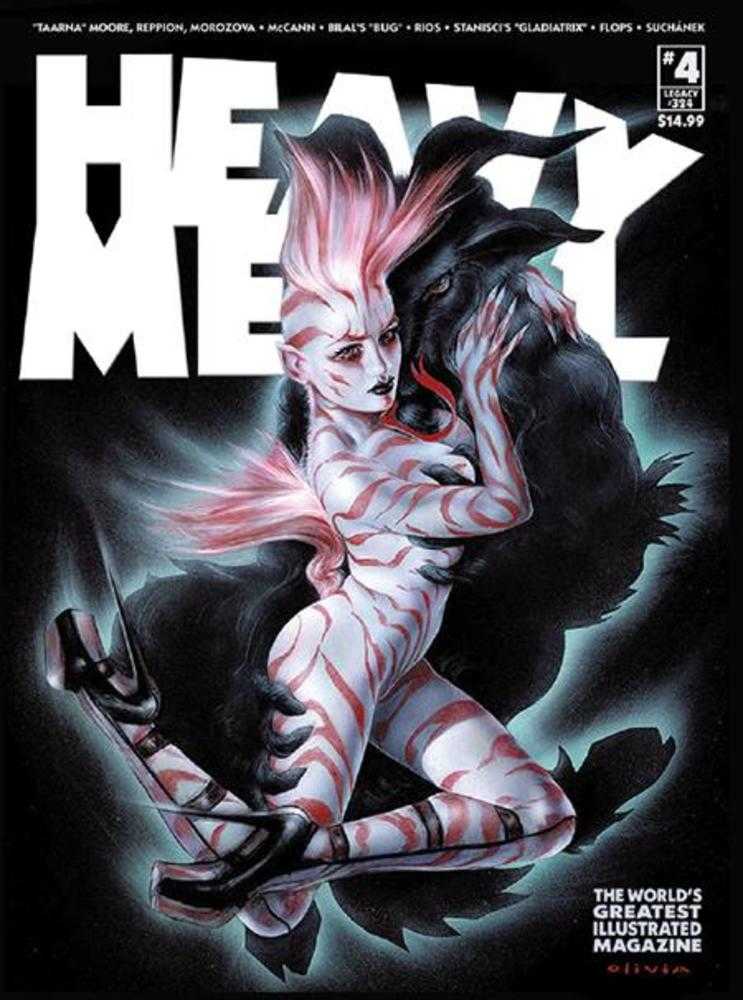 Heavy Metal Magazine 4 Cover A Olivia De Berardinis (Mature) - Cadets Toys & Comics