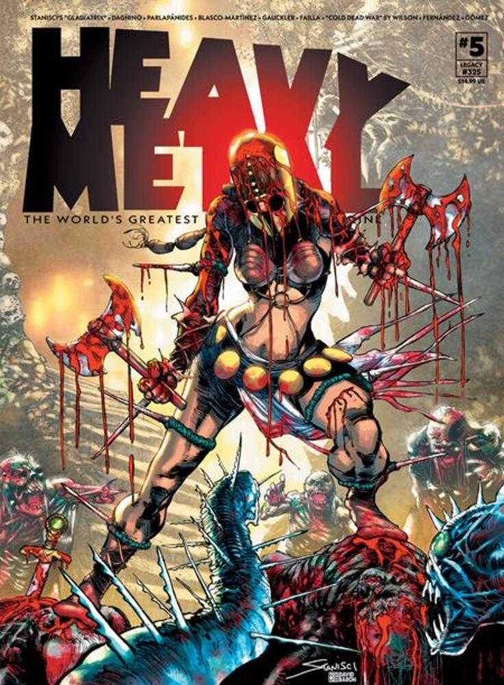 Heavy Metal Magazine 5 Cover B John Stanisci Variant (Mature) - Cadets Toys & Comics