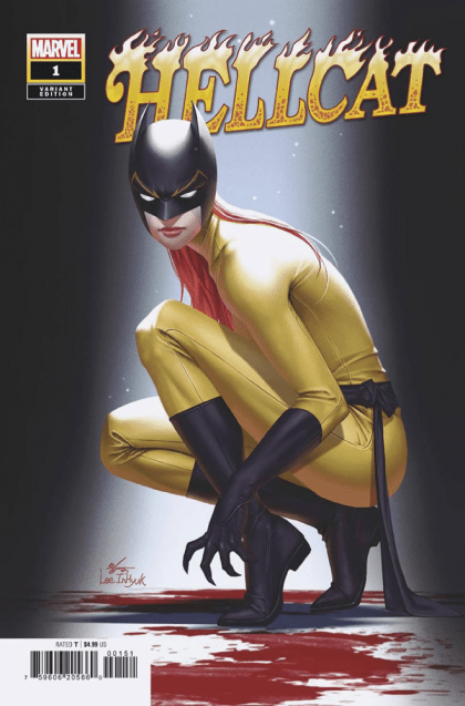 Hellcat, Vol. 2 #1E (Portada de Inhyuk Lee) — Ella no está ahí