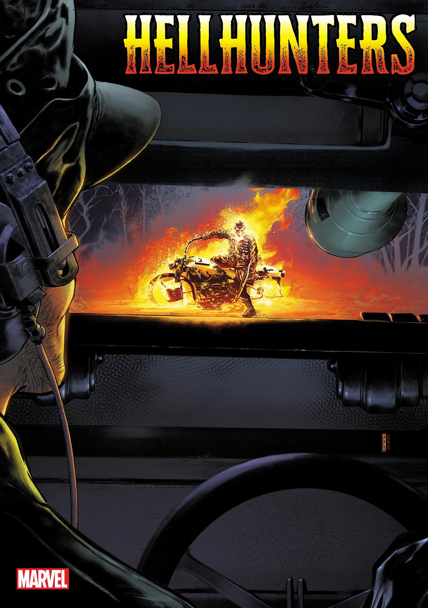 Hellhunters 1 David Baldeon Windowshades Variant - Cadets Toys & Comics