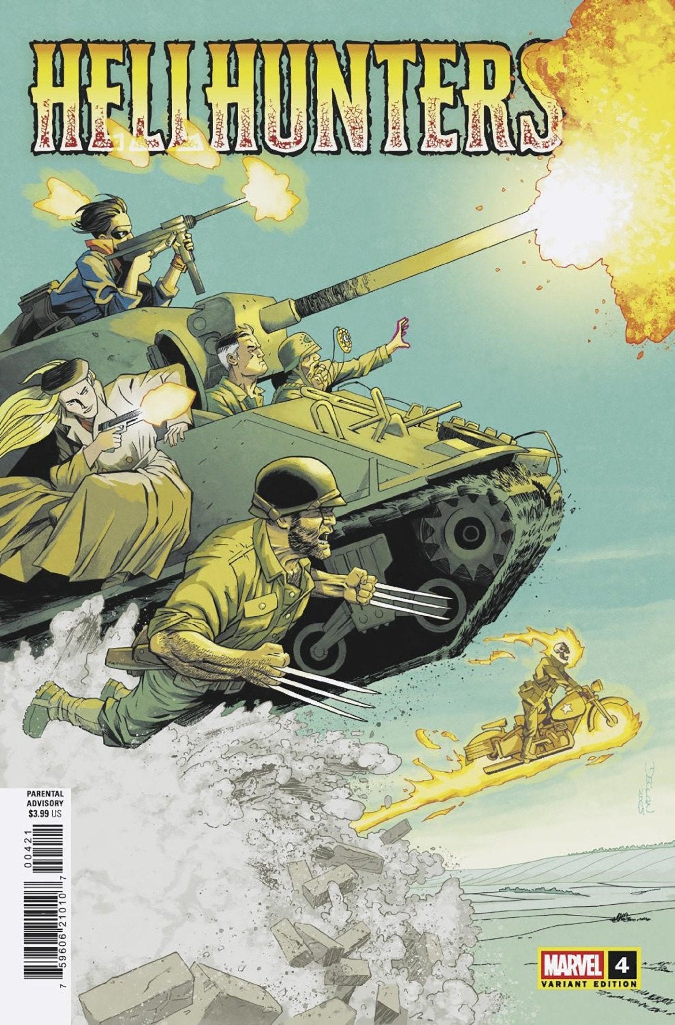 Hellhunters 4 Declan Shalvey Variant - Cadets Toys & Comics