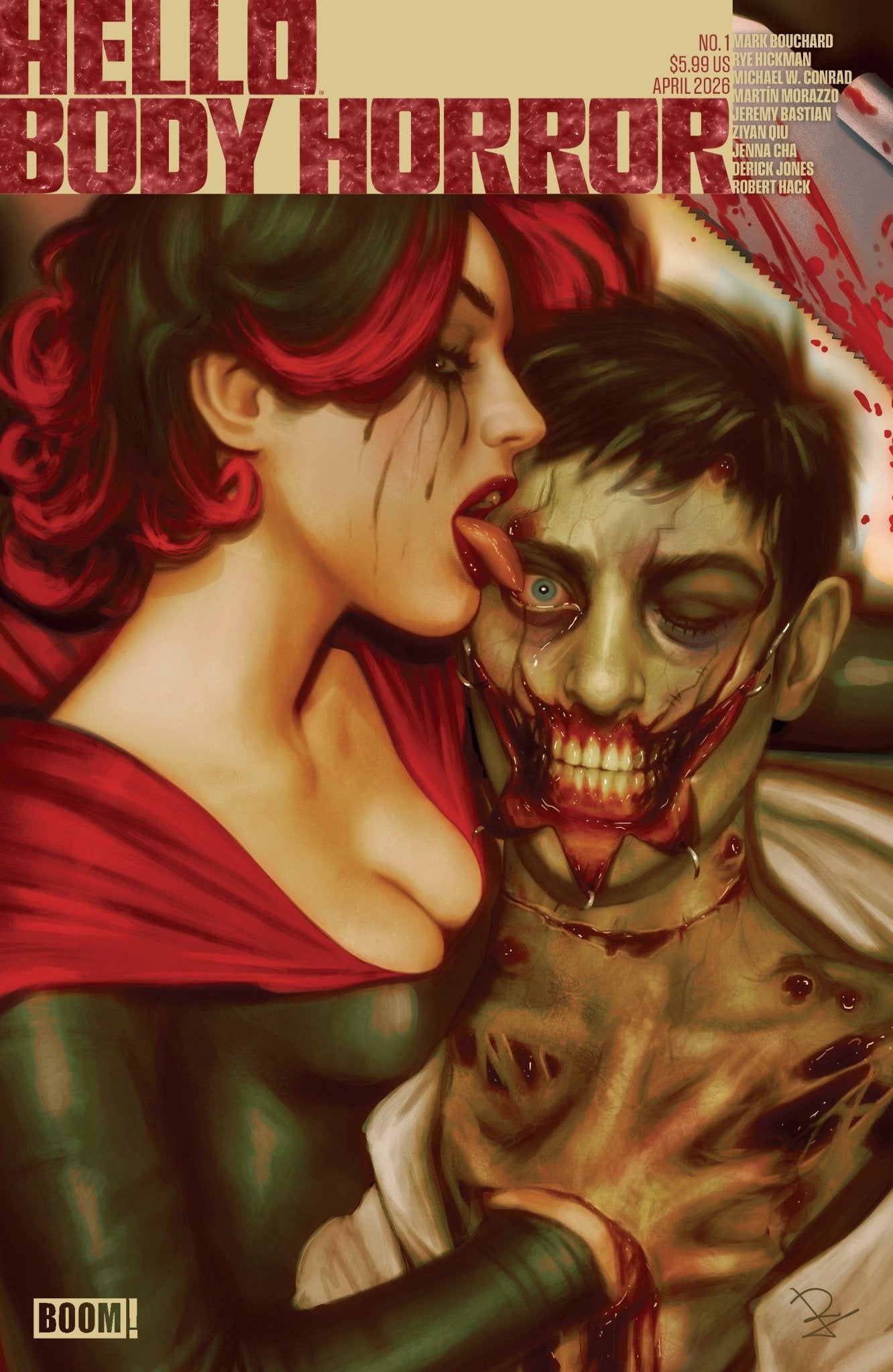 Hello Body Horror 1 A Main (Dressed, Puebla) - Cadets Toys & Comics