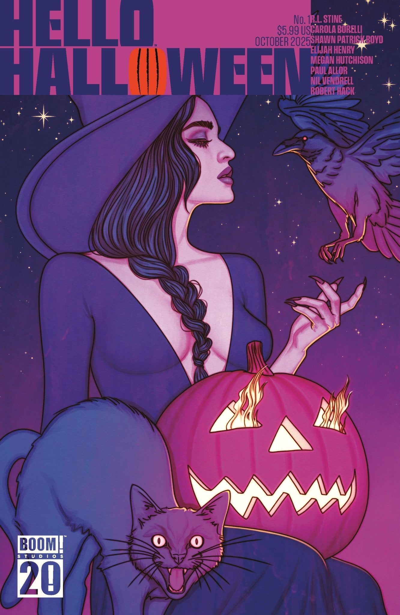 Hola Halloween #1 E Boom Variante del 20º Aniversario (Vestido, Frison)