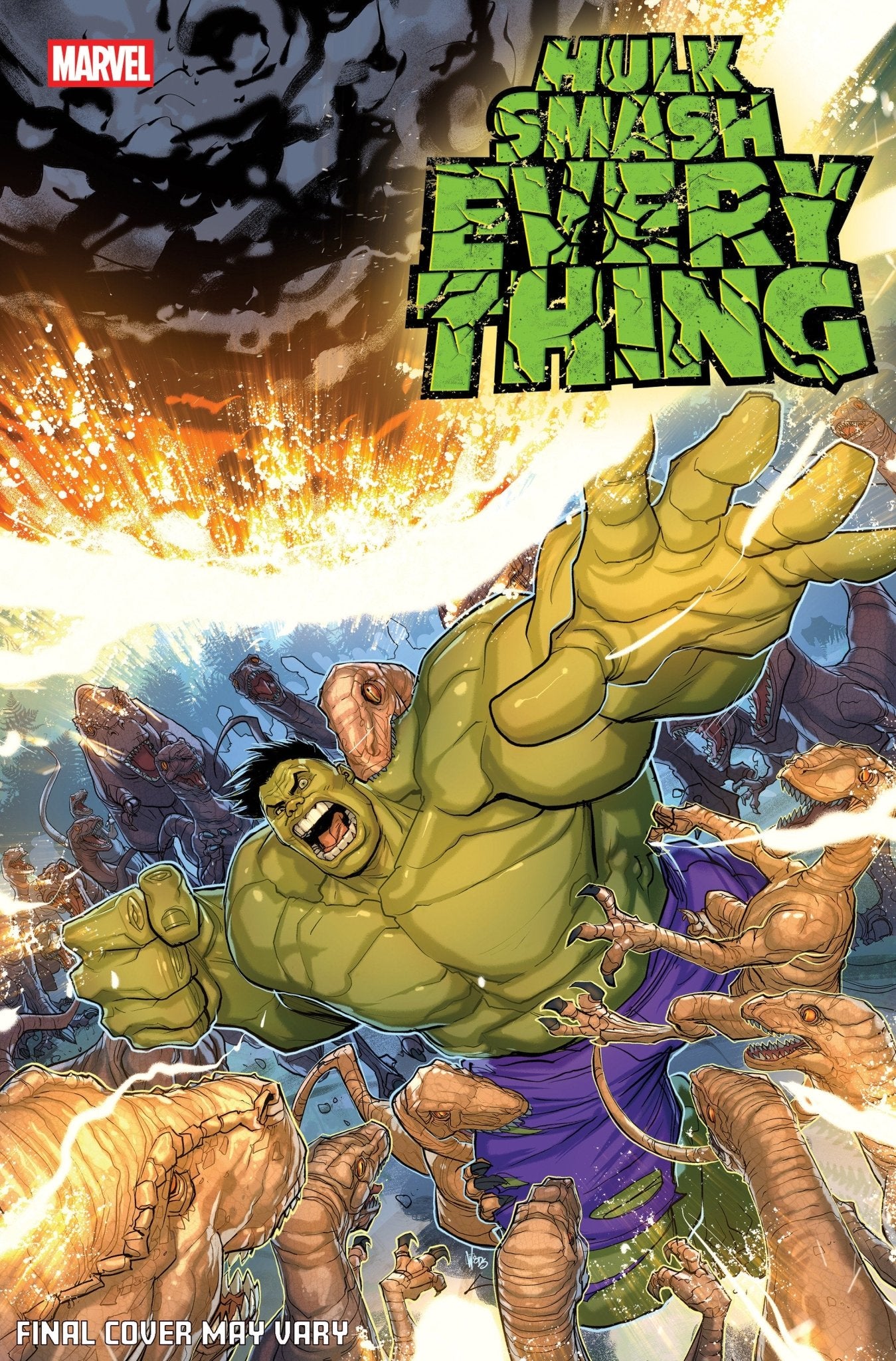Hulk: Smash Everything 2 Pete Woods Variant - Cadets Toys & Comics