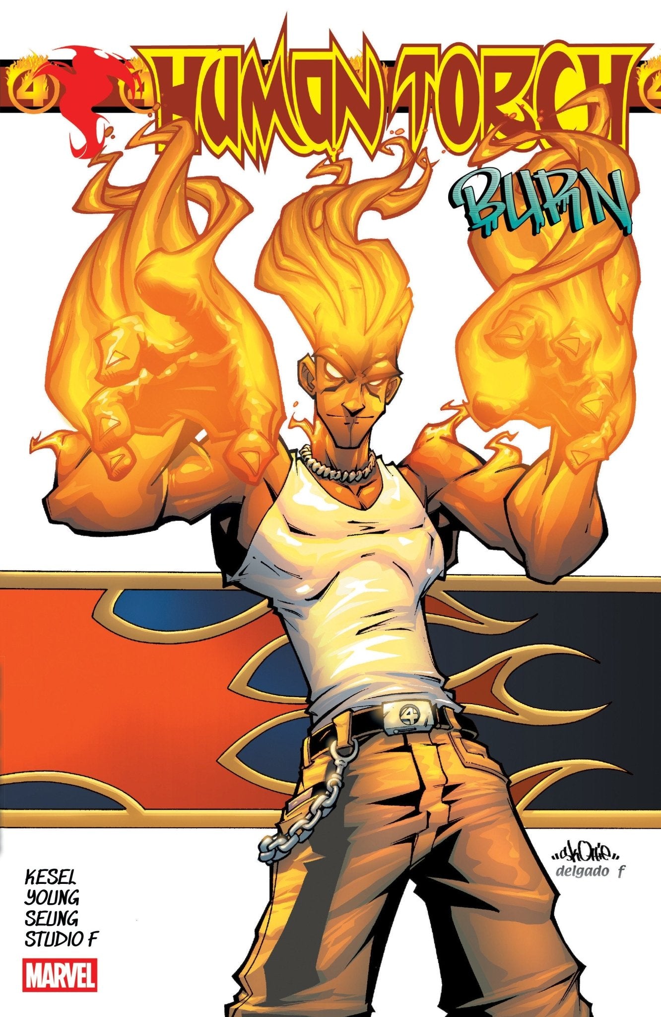 Human Torch Burn TPB - Cadets Toys & Comics