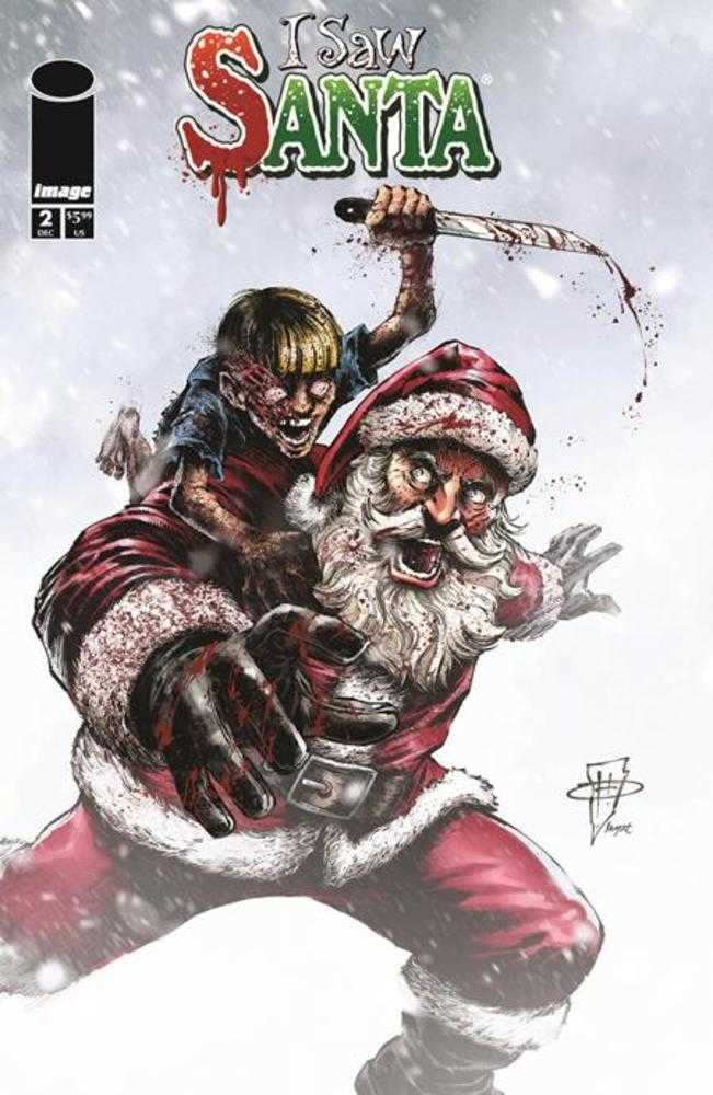 I Saw Santa A Spawn Universe Christmas Story 2 (Of 2) Cover C Daniel Henriques Variant - Cadets Toys & Comics
