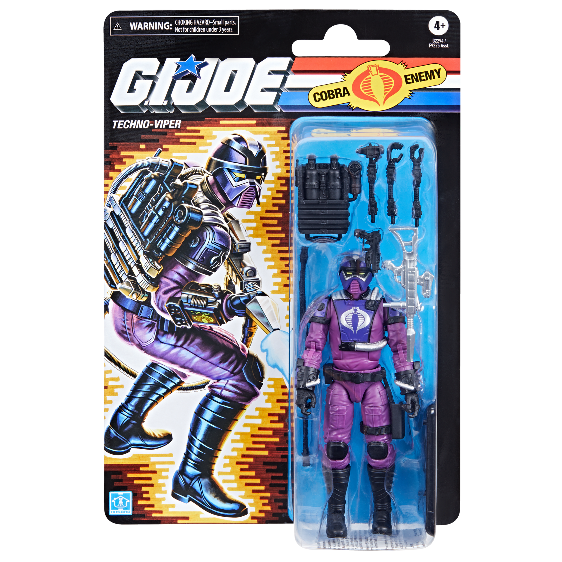 Tarjeta retro de la serie GI Joe Classified: BAT (Soldado androide de batalla)