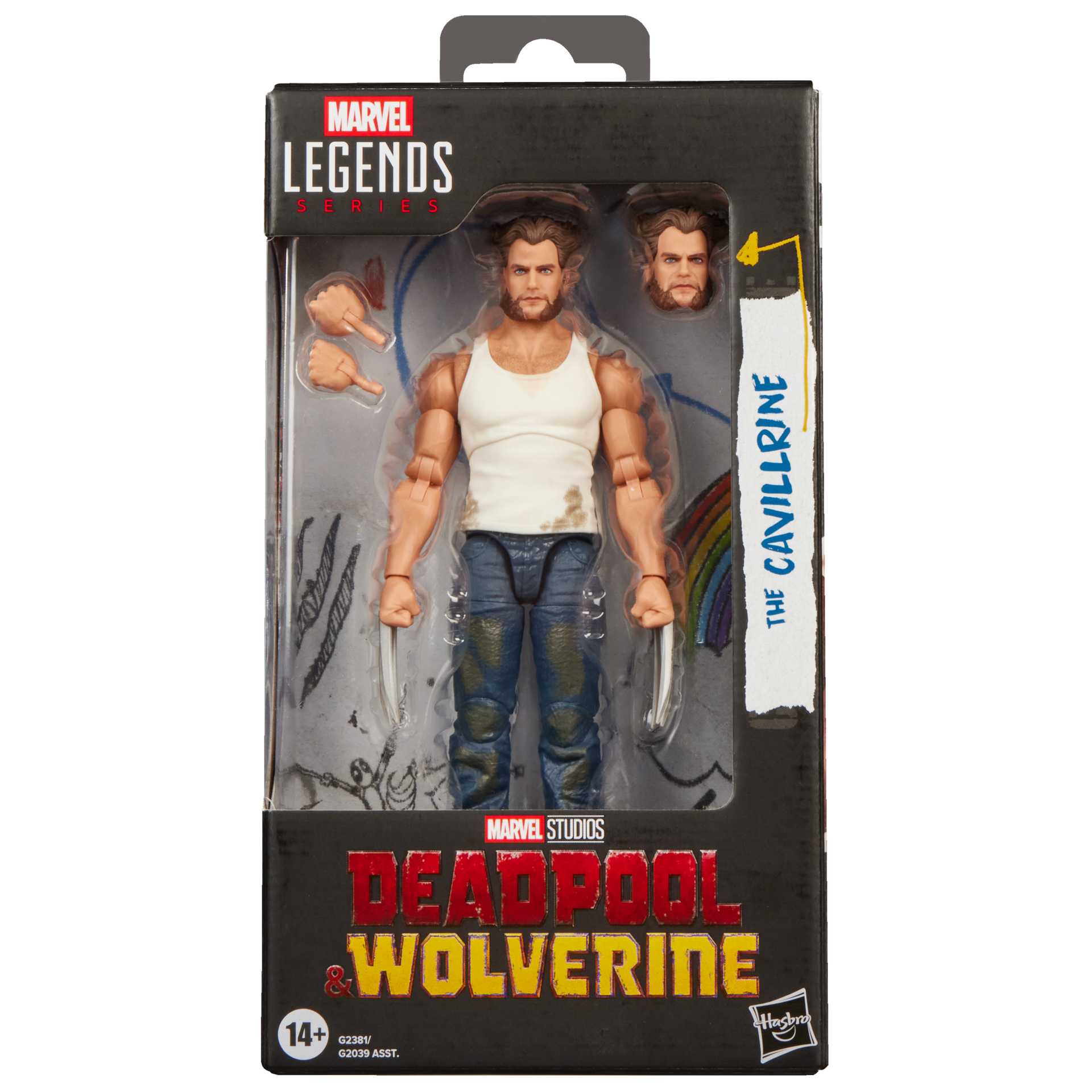 Marvel Legends The Cavillrine figure with alternate head and hands