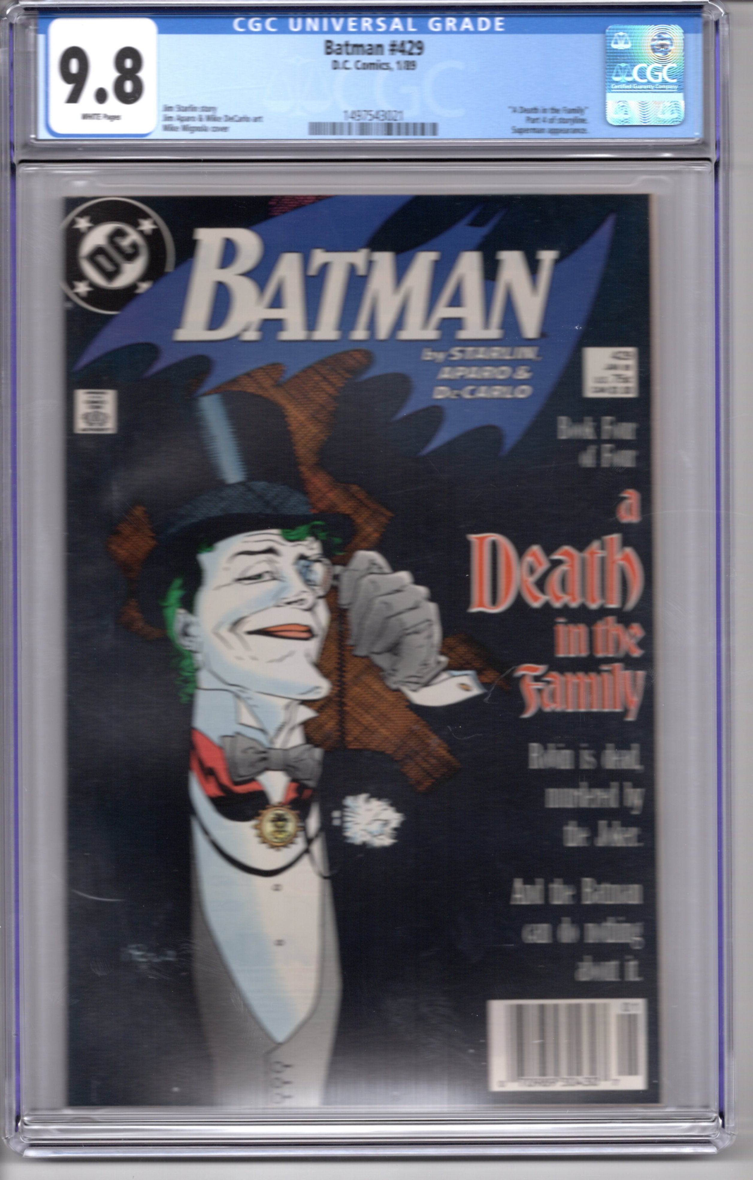 Batman #429 - CGC 9.8 (Público)