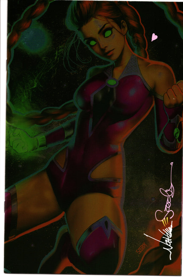 Titans #1 Nathan Szerdy Starfire Variant - Signed
