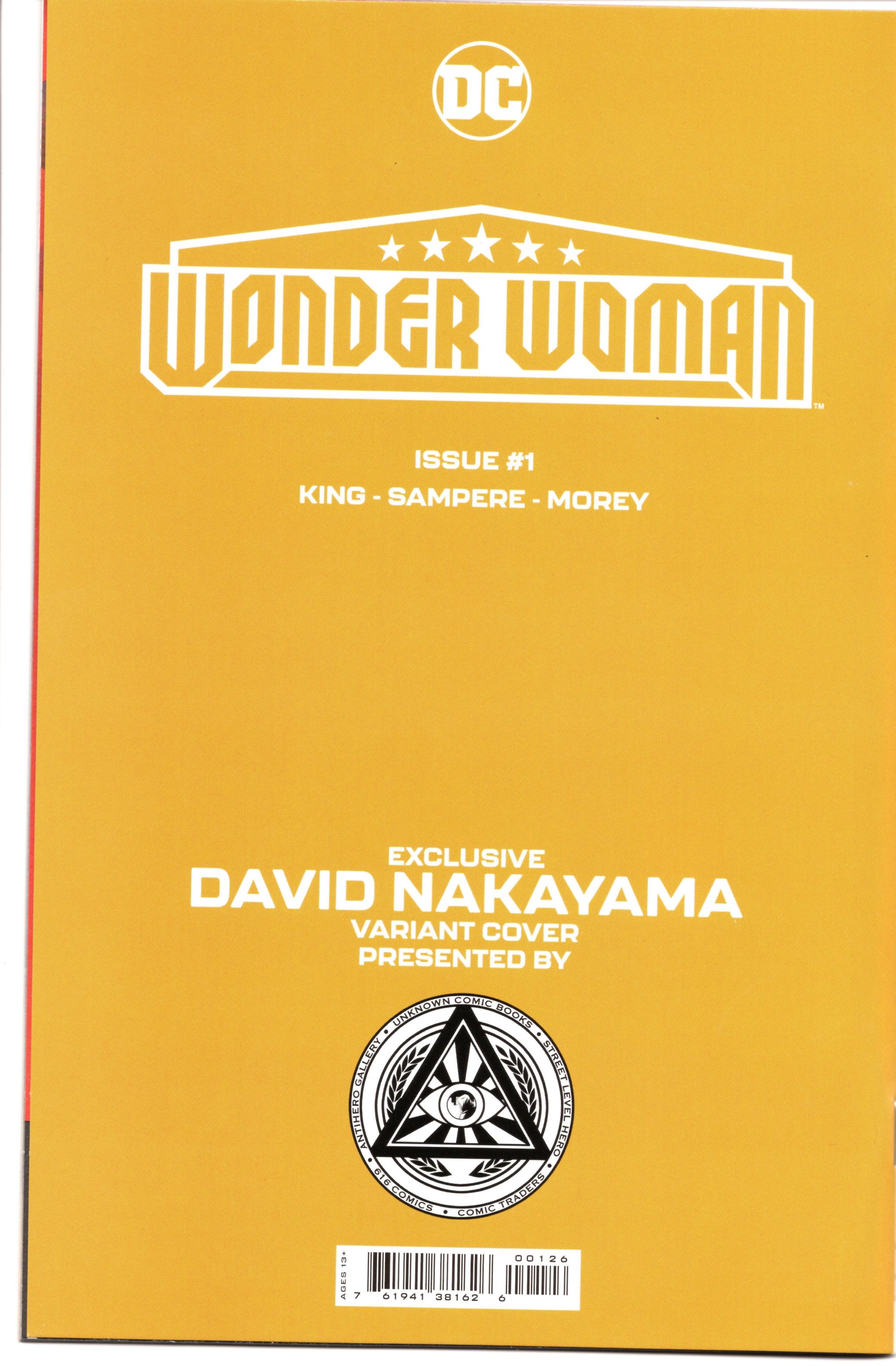 Wonder Woman #1 David Nakayama Variant (Signed)