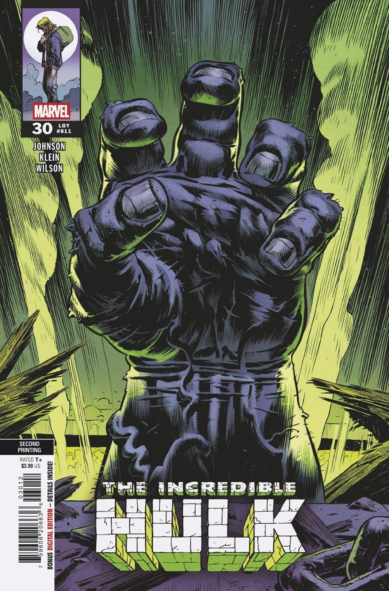 Incredible Hulk 30 Nic Klein 2nd Printing Variant - Cadets Toys & Comics