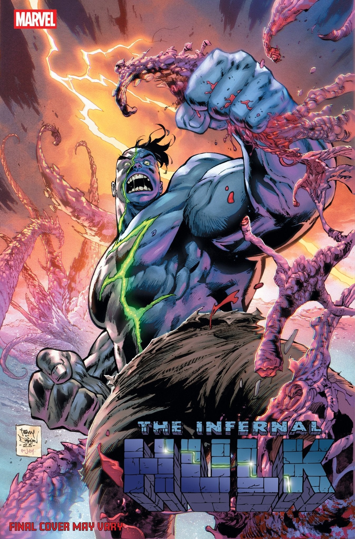 Infernal Hulk 4 Tony Daniel Variant - Cadets Toys & Comics