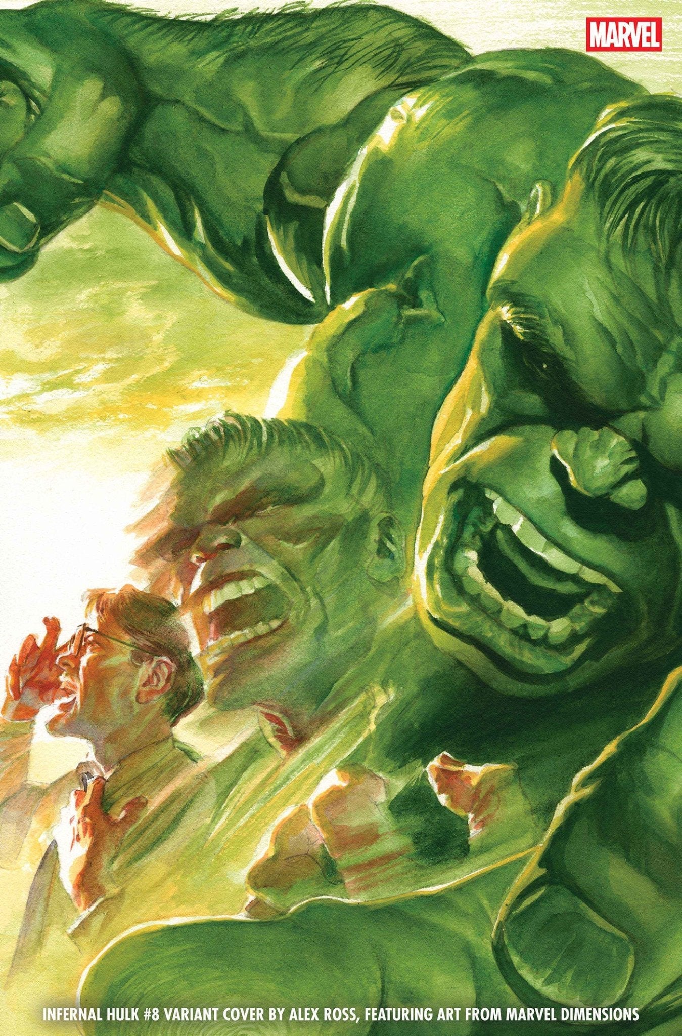 Infernal Hulk 8 Alex Ross Marvel Dimensions Variant - Cadets Toys & Comics