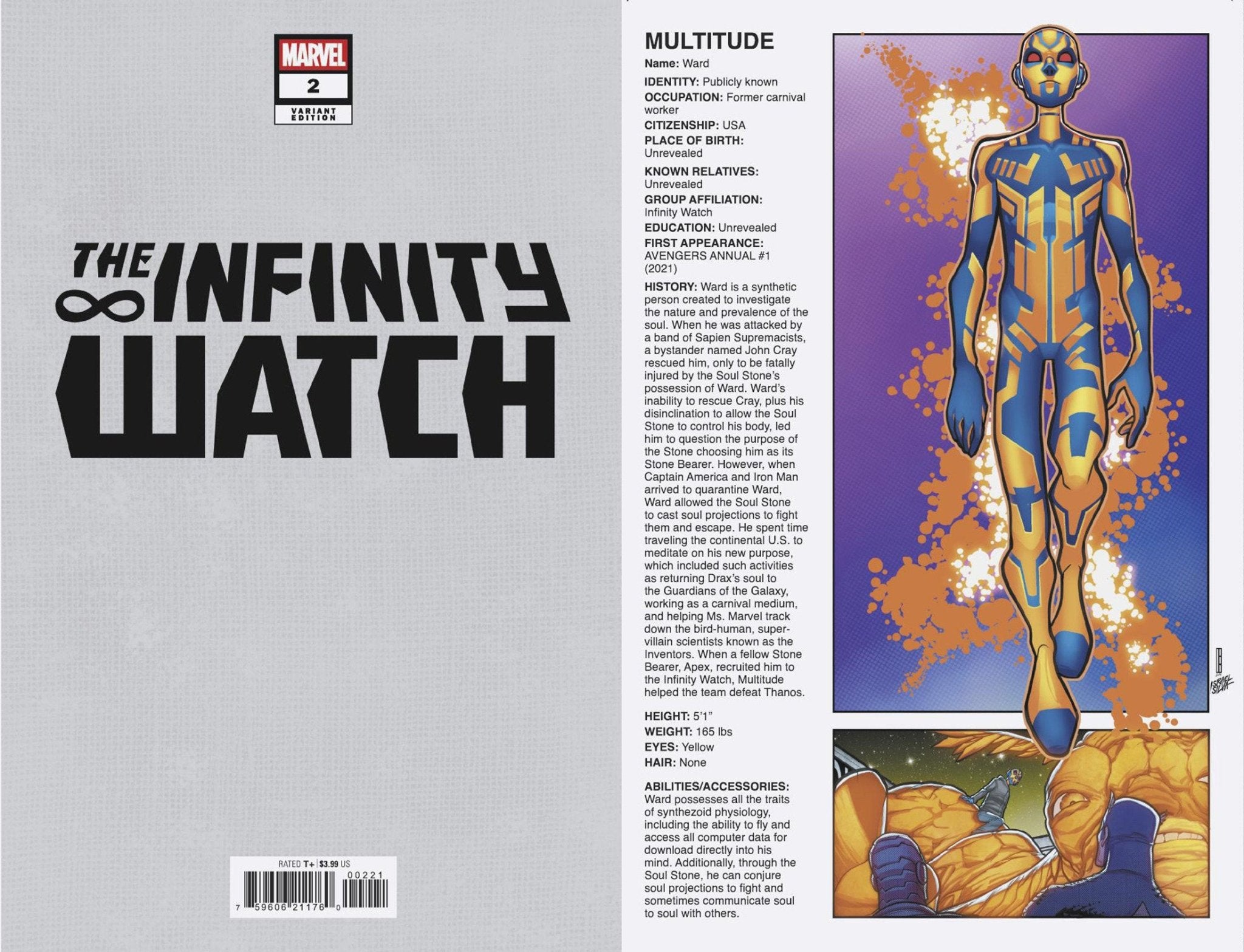 Infinity Watch 2 (Of 5) David Baldeon Handbook Homage Variant - Cadets Toys & Comics