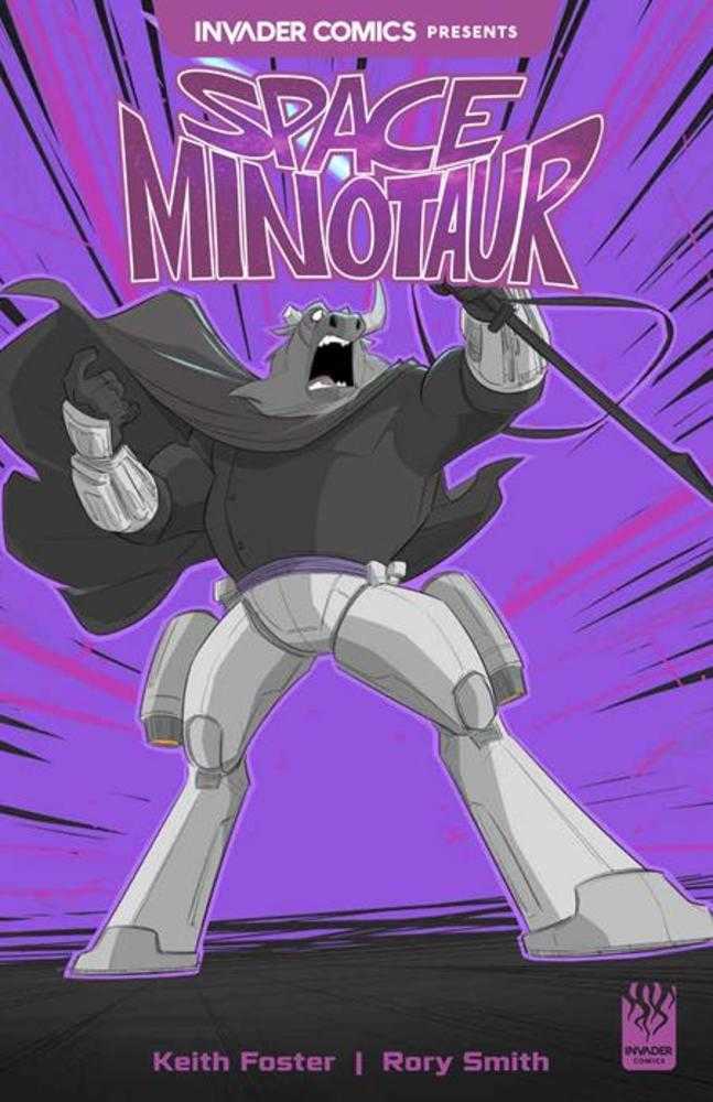 Invader Comics Presents Space Minotaur 1 (One Shot) Cover B Rory Smith Variant - Cadets Toys & Comics