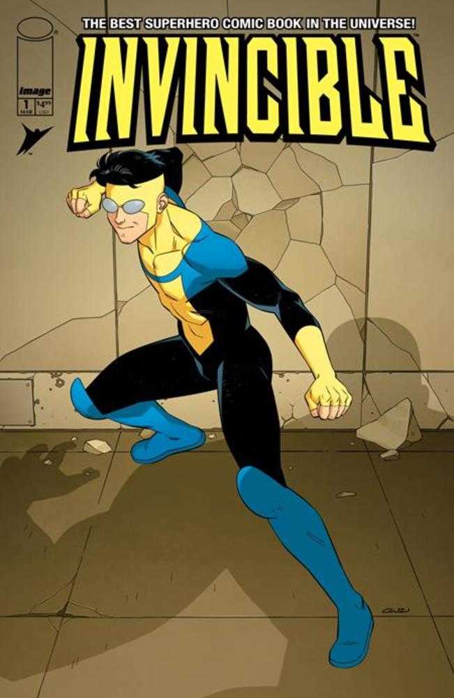 Invincible Foil Edition 1 Reprint Cover B Cory Walker & Dave Mccaig Variant - Cadets Toys & Comics