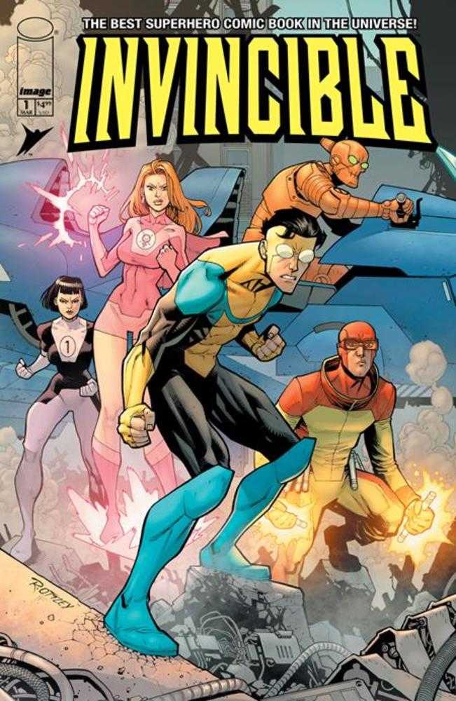 Invincible Foil Edition 1 Reprint Cover C Ryan Ottley & Nathan Fairbairn Variant - Cadets Toys & Comics