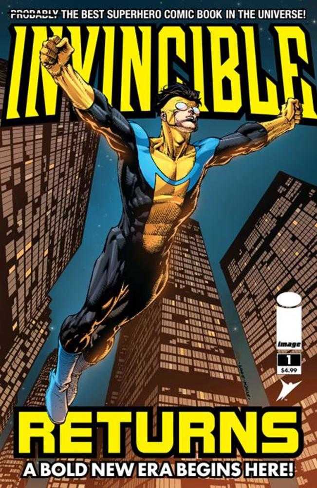 Invincible Returns Facsimile Edition 1 Cover A David Finch & Fco Plascencia - Cadets Toys & Comics