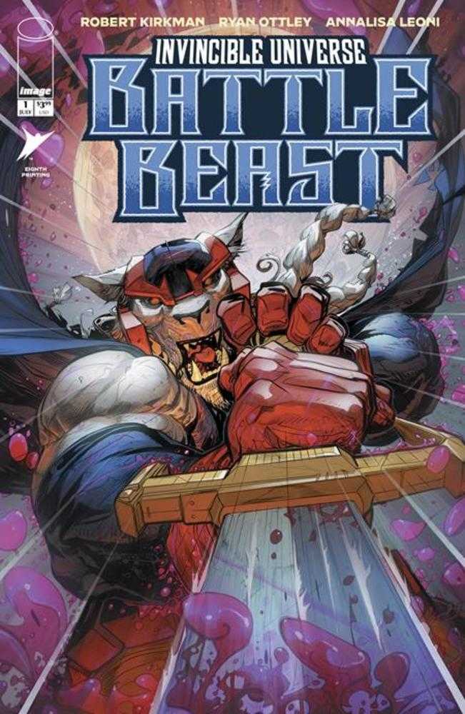 Invincible Universe Battle Beast 1 8 Th Printing - Cadets Toys & Comics