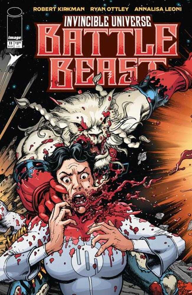 Invincible Universe Battle Beast 11 Cover C 1 in 10 Chris Burnham & Brian Reber Connecting Variant - Cadets Toys & Comics