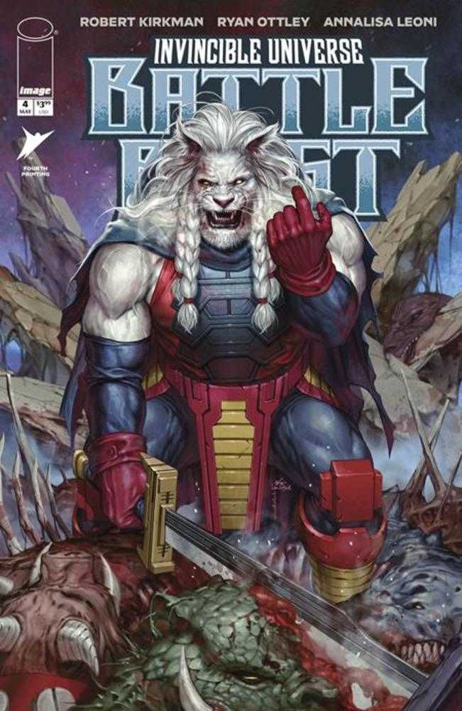 Invincible Universe Battle Beast 4 4th Printing - Cadets Toys & Comics