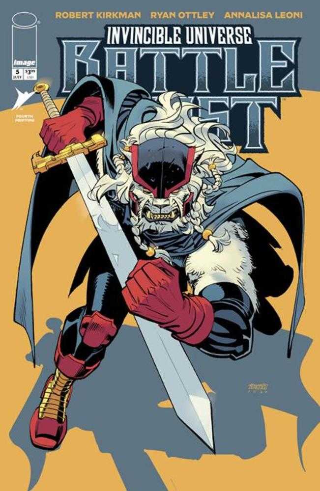 Invincible Universe Battle Beast 5 4th Printing - Cadets Toys & Comics