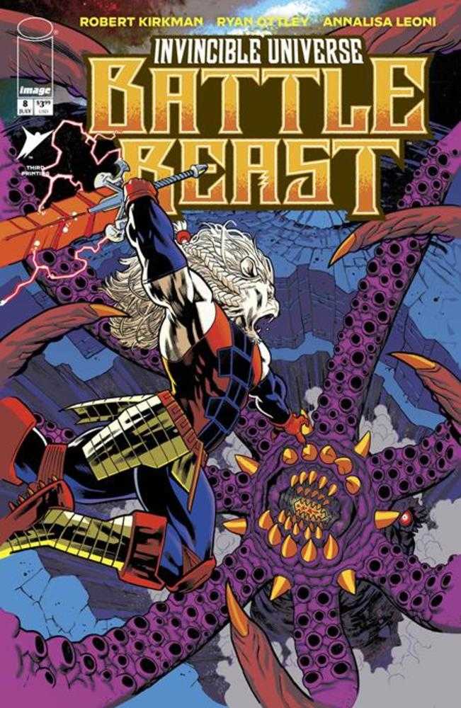 Invincible Universe Battle Beast 8 3rd Printing - Cadets Toys & Comics