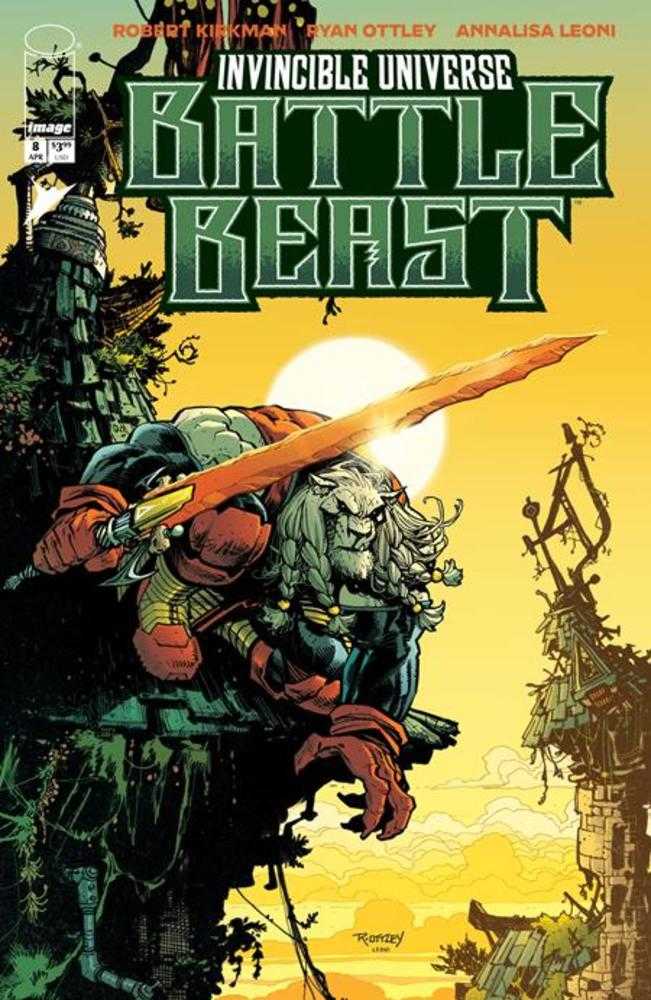 Invincible Universe Battle Beast 8 Cover A Ryan Ottley & Annalisa Leoni - Cadets Toys & Comics