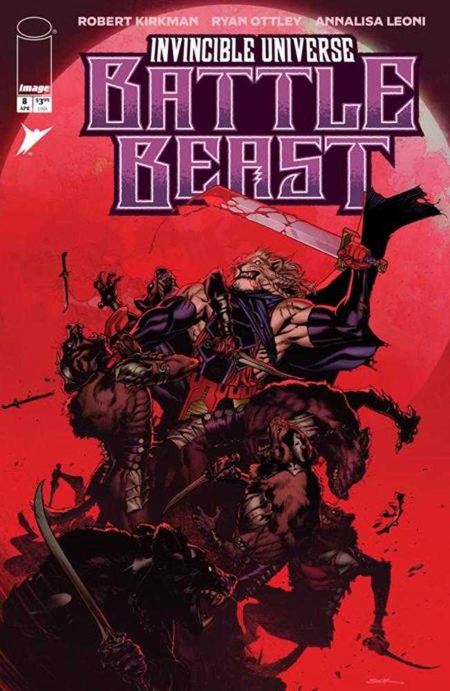 Invincible Universe Battle Beast 8 Cover B Ryan Sook Variant - Cadets Toys & Comics
