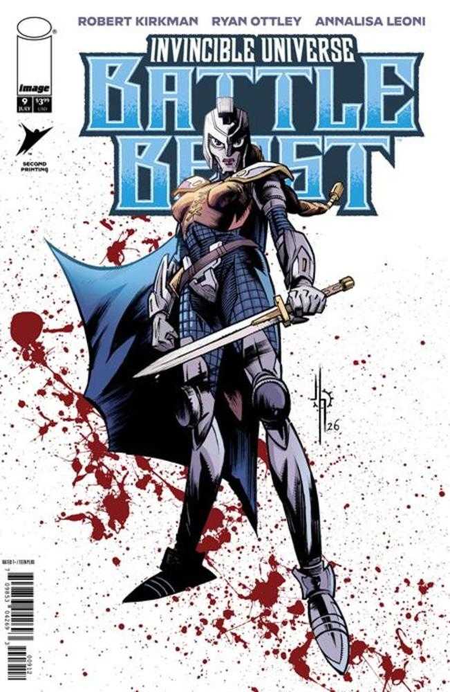 Invincible Universe Battle Beast 9 2nd Printing - Cadets Toys & Comics