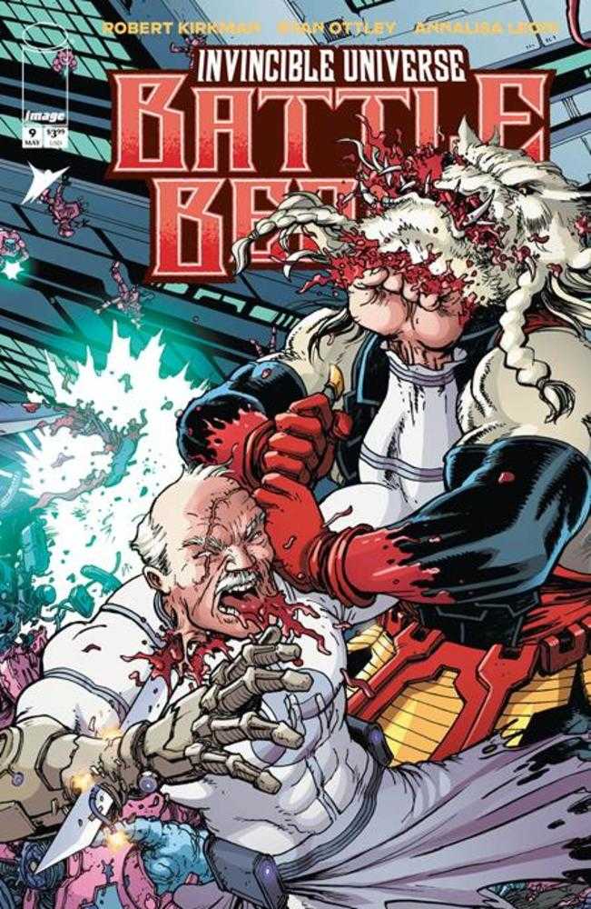 Invincible Universe Battle Beast 9 Cover C 1 in 10 Chris Burnham & Brian Reber Variant - Cadets Toys & Comics
