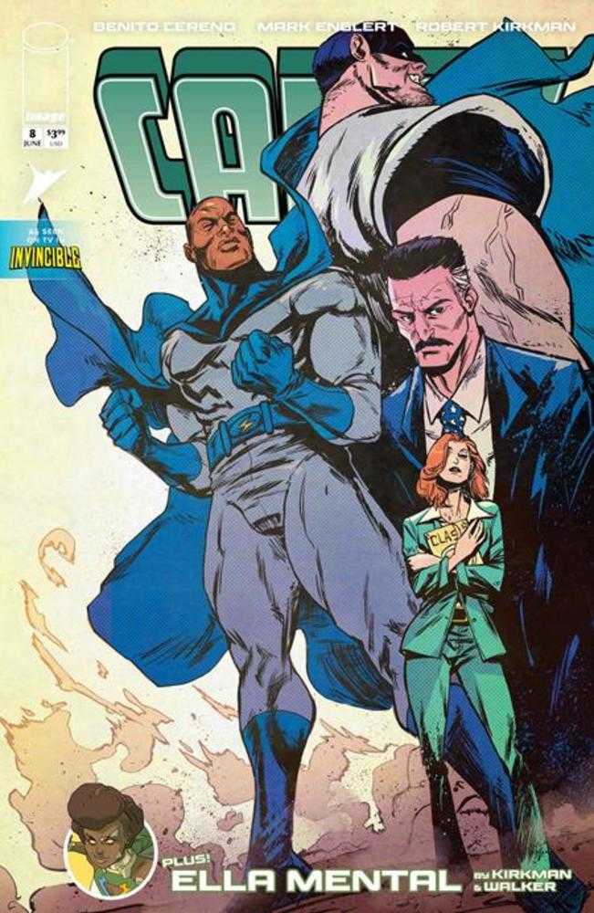 Invincible Universe Capes 8 Cover E Sanford Greene Connecting Variant - Cadets Toys & Comics
