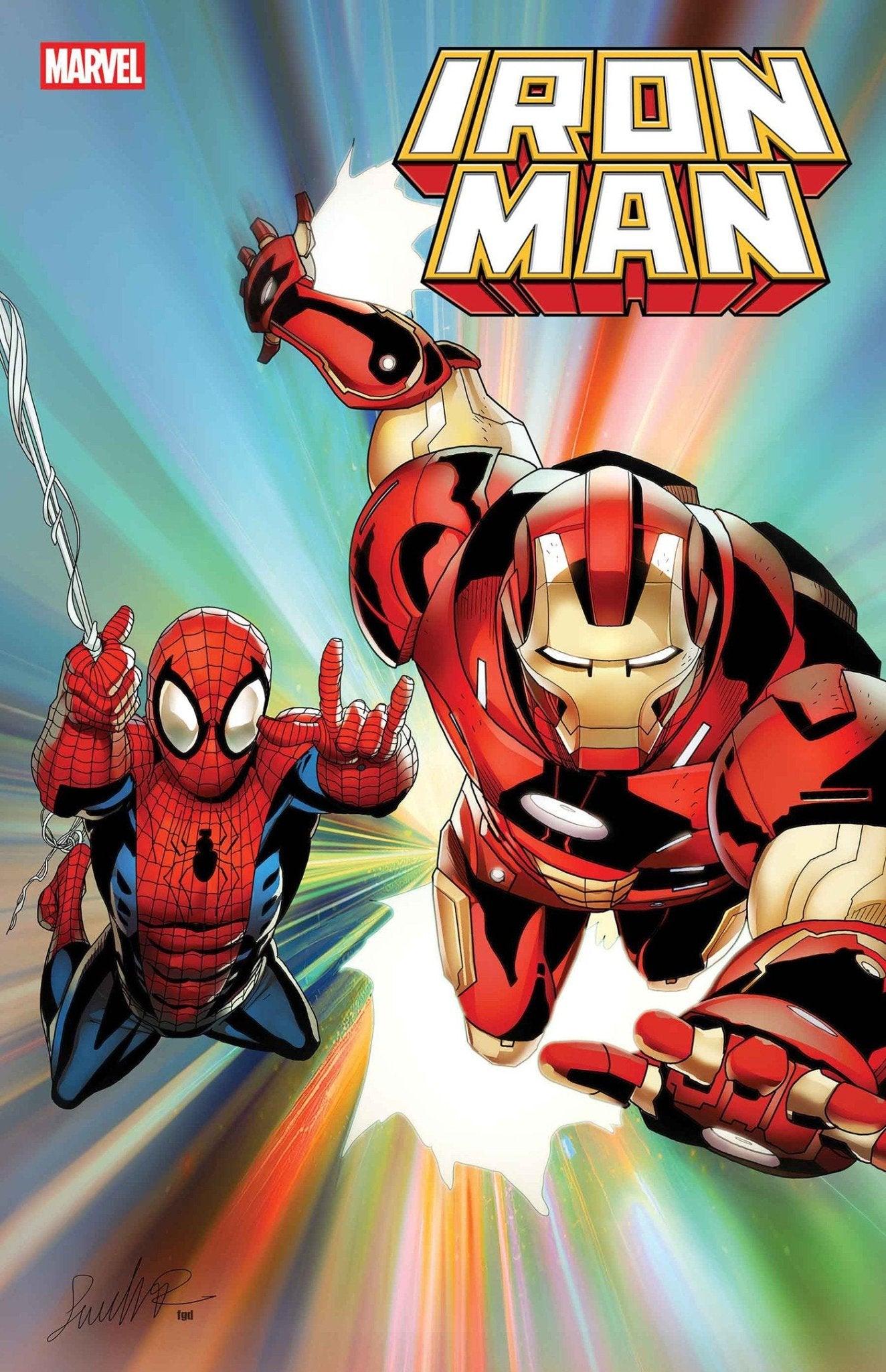 Iron Man 6 Salvador Larroca Foil Variant - Cadets Toys & Comics