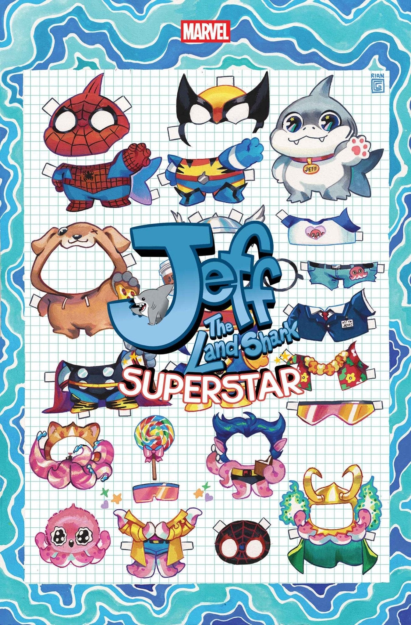 Jeff The Land Shark: Superstar 1 Rian Gonzales Foil Variant - Cadets Toys & Comics