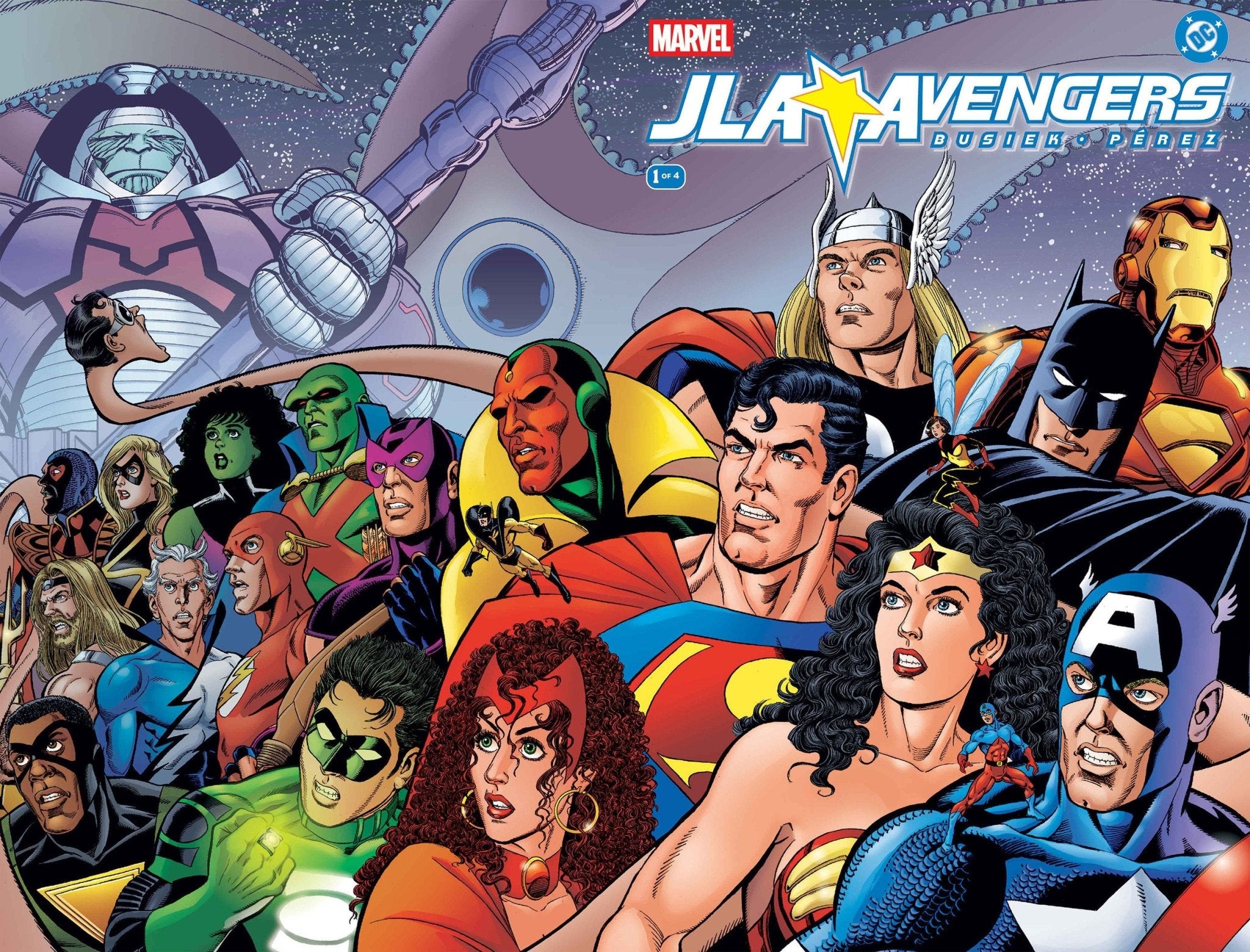JLA/Avengers 1 Facsimile Edition Foil Wraparound Variant - Cadets Toys & Comics