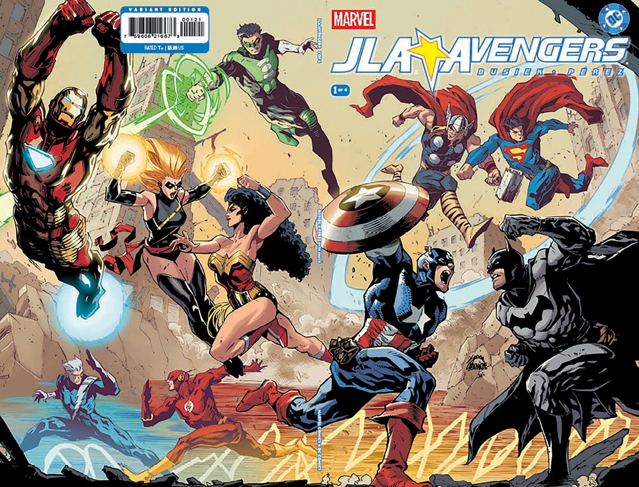 JLA/Avengers 1 Facsimile Edition Ryan Stegman Wraparound Variant - Cadets Toys & Comics